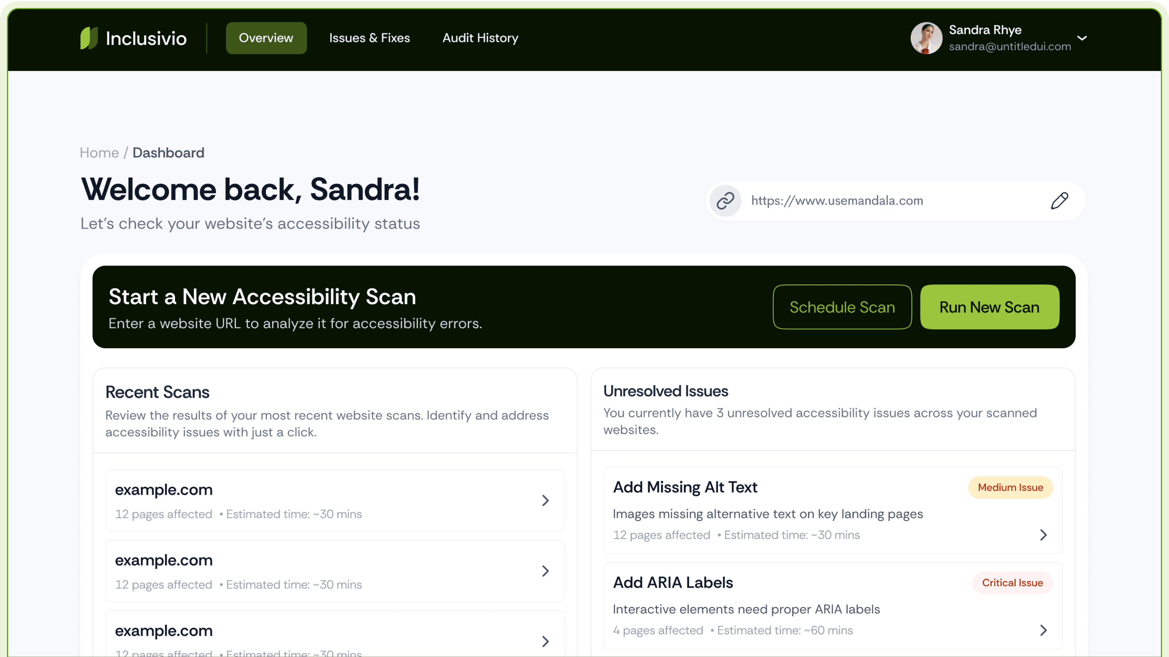 Dashboard Preview